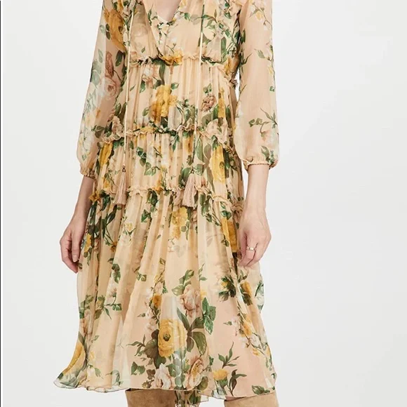 o.p.t | Dresses | Opt Selene Floral Dress Worn Once | Poshmark